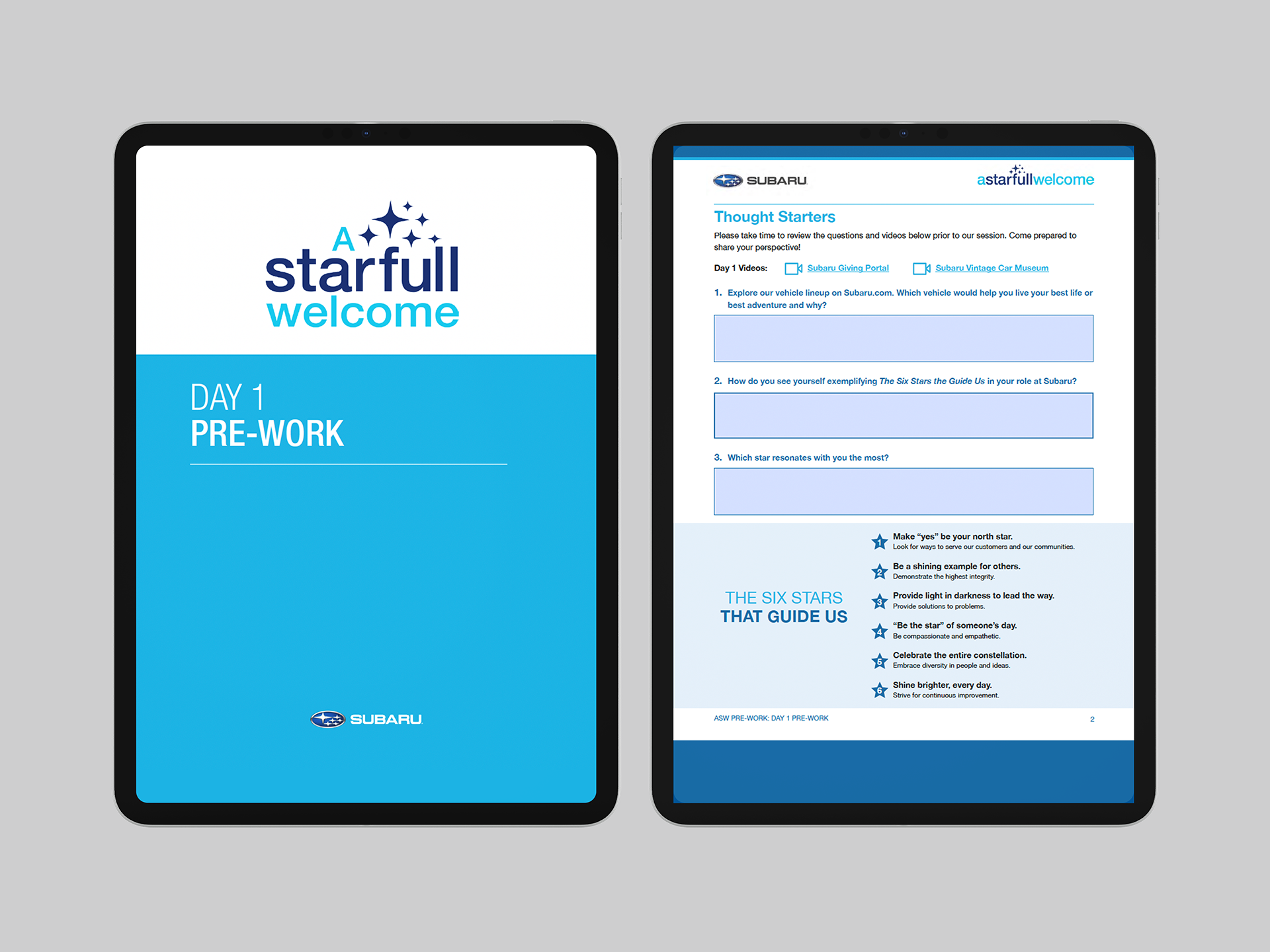 A Starfull Welcome Onboarding Program